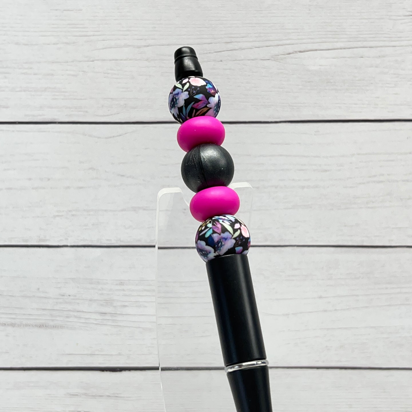 Midnight Blossom w/Pink Plastic Pen